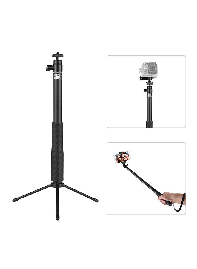 NIBEMINENT Multifunctional Selfie Stick Kit Black  - Image 2