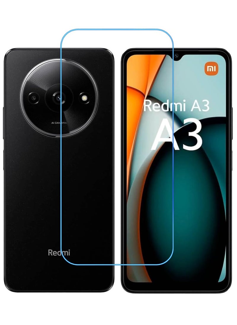 ACLIX Antistatic ESD Dustproof Premium Quality High Definition Clear Tempered Glass Screen Protector Designed For Xiaomi Redmi A3 - Image 1