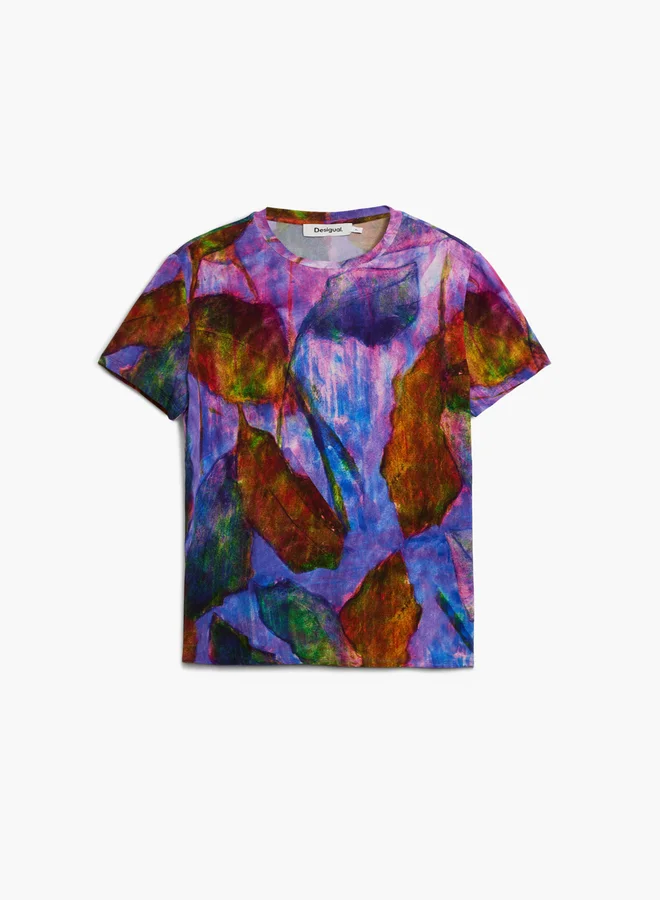 DESIGUAL Leaf T-Shirt