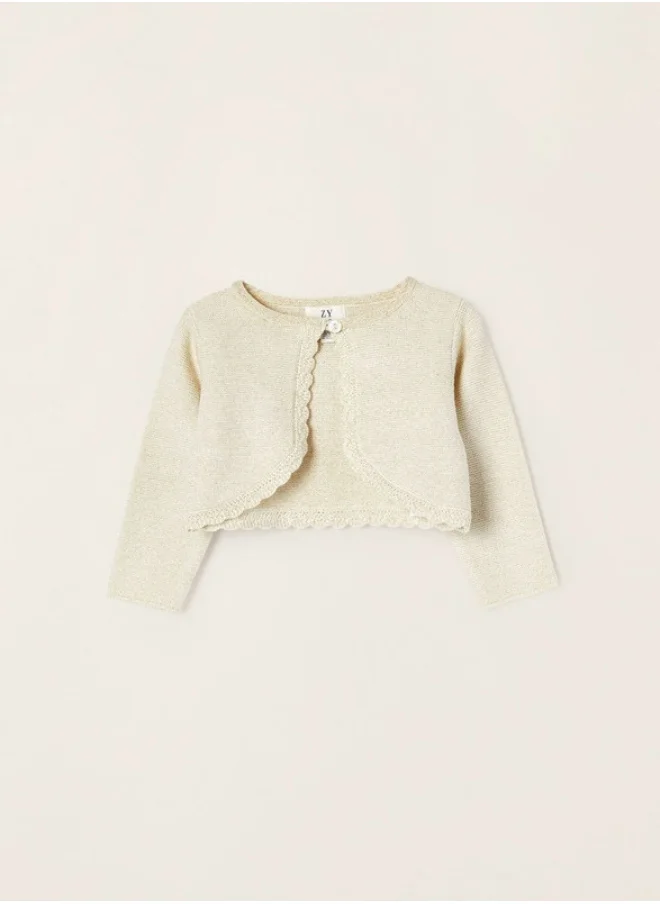 زيبي Zippy Cotton Bolero Cardigan For Newborn Baby Girls