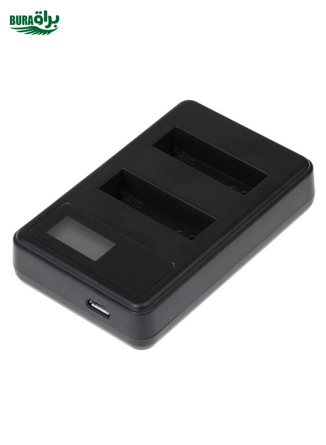 BURAQ LCD Screen Dual Batteries Charger for GoPro HERO4 (AHDBT-401), Displays Charging Capacity (GP258-C) - Image 3