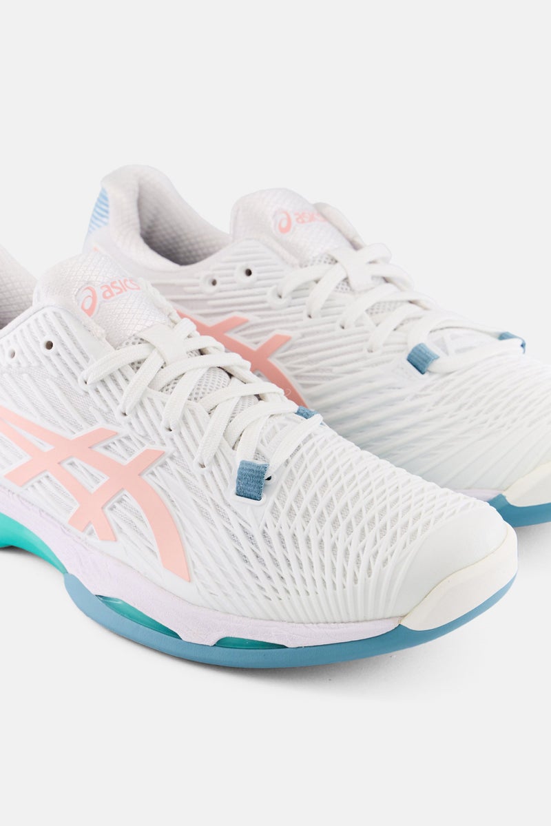 asics Women Solution Speed FF 2 Training Shoes, White - Image 3