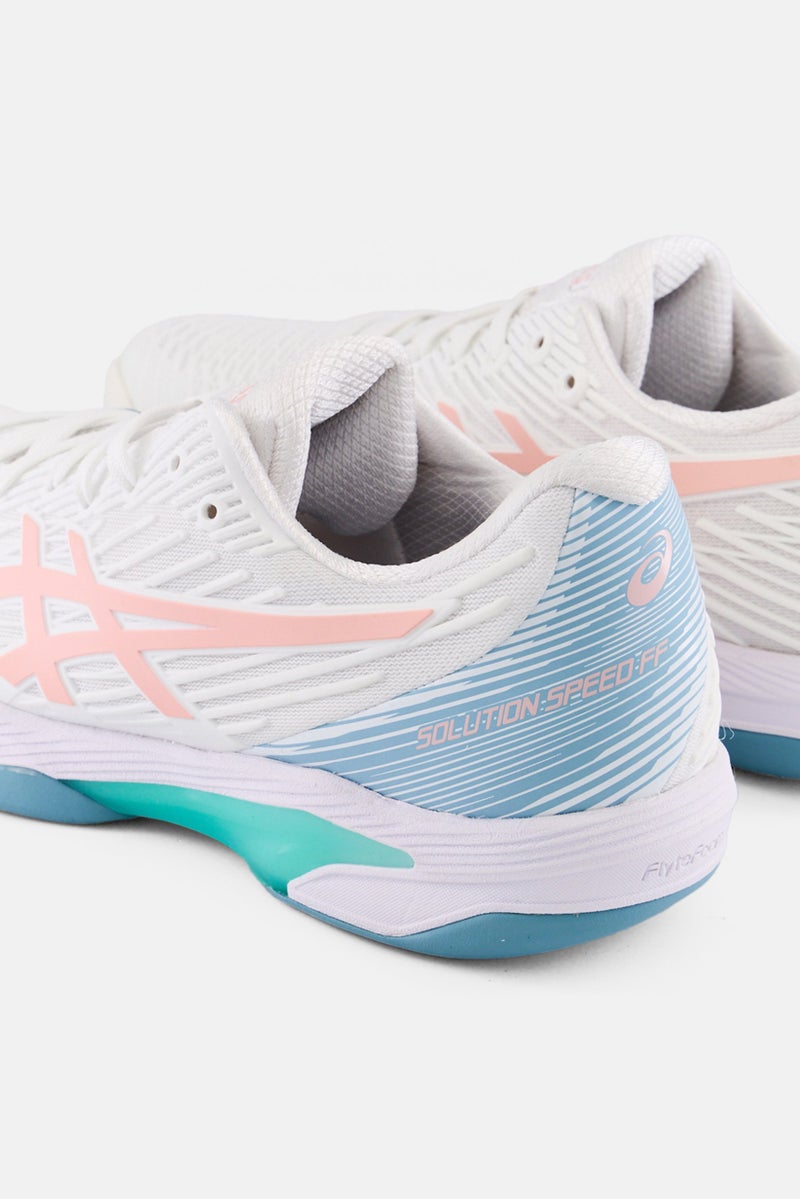 asics Women Solution Speed FF 2 Training Shoes, White - Image 2