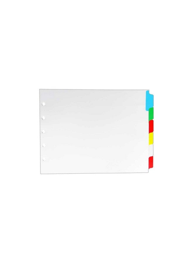 LandscapeBinder-com Landscape Color Blank Tabs 6 Per Set For Landscape Or Horizontal Binders For Standard Size Paper - Image 2