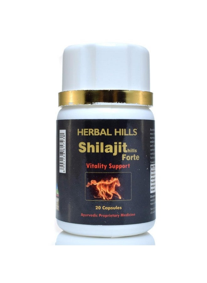 HERBAL HILLS كبسولات هيربال هيلز شيلجيت فورت (20 كبسولة (عبوة من 2)) - Image 1