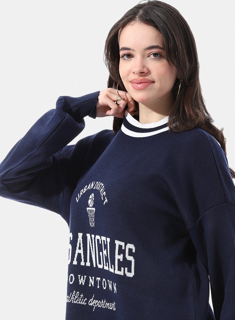 Andora Relaxed Fit Knit Round Neck Pullover - Image 4