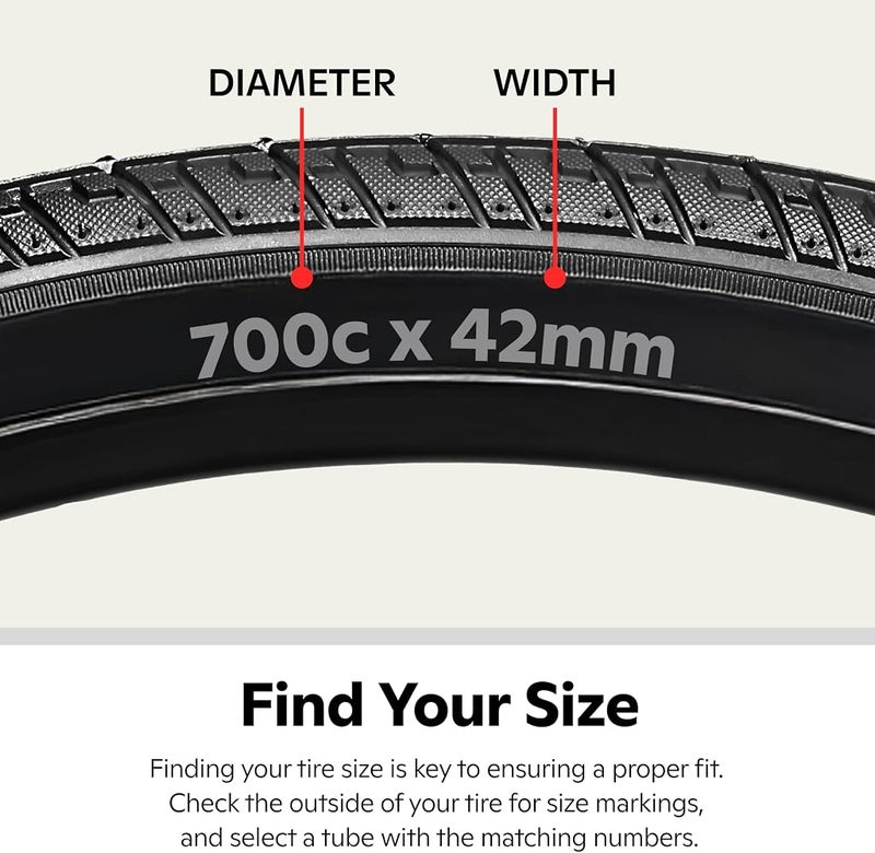 شوين { "titleAr": "أنبوب إحلال لإطارات الدراجات من Schwinn مع صمام Schrader، خيارات قياسية وذاتية الختم، أحجام متعددة" "detailsAr": "المعلومات أدناه تخص العبوة الواحدة فقط: أنبوب إحلال بقياس 700c x 35 - 42 مم لإطارات الدراجات صمام S - Image 4