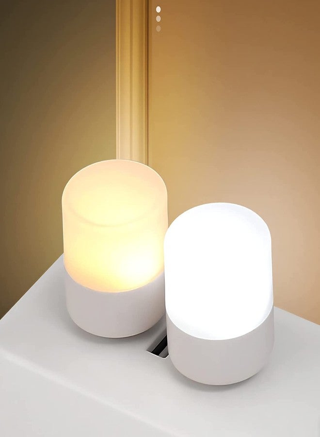 Sixfire USB Night Lights | Portable Home USB Atmosphere Lights | LED Plug in Bulbs LED Toilet Bedroom Lights Bulb for Bathroom Car Nursery Kitchen,White Pack of 4 - Image 5