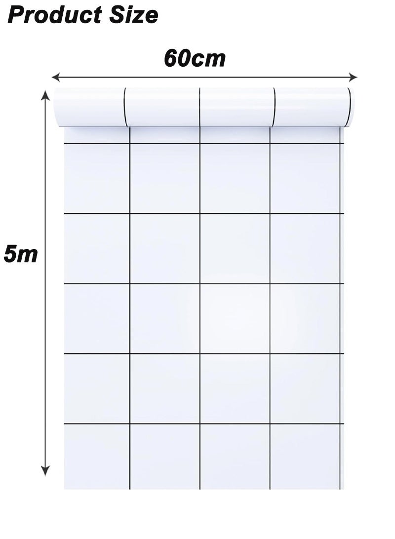 اديببولا لفة واحدة من ورق جدران بنمط الليمون، ذاتية اللصق، مقاومة للزيت والماء، مقاومة لدرجات الحرارة العالية، مناسبة لأسطح المطبخ والخزائن والأثاث، قابلة للإزالة، لتجديد المنزل (60 × 500 سم). - Image 4