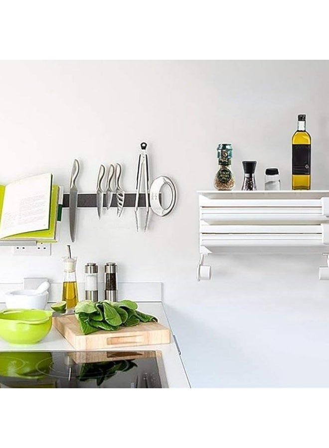 3-in-1 Foil, Stretch Film, and Napkin Holder – Practical three-in-one design for kitchen organization and space saving. - Image 3