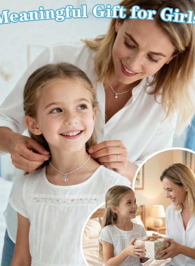 Jeka Axolotl Necklace for Girls, Cute Pink Crystal Pendant Jewelry Gift for Axolotl Lover, Daughter, Granddaughter, Niece, Teen Girls Birthday or Christmas, Stainless Steel, No Gemstone - Image 3