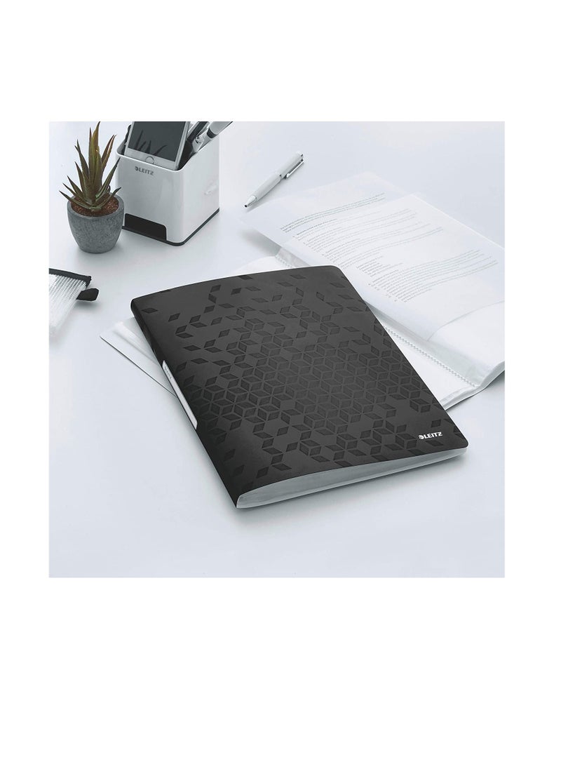 Leitz Wow Pp Display Book A4, 40 Pockets, Black - pzsku/Z6DC8D3811B771685FC67Z/45/_/1651825473/2e1be22c-5f43-44d6-a5b1-a31edc7612ca