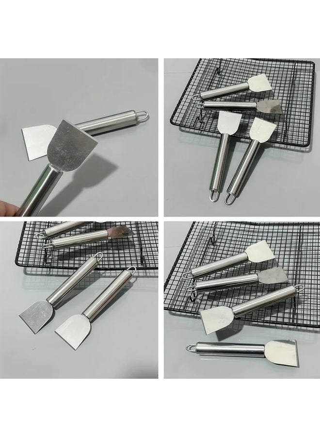 1pc Heavy Duty Metal Scraper Multifunctional Kitchen Tool For Stubborn Stains Frost Removal - Image 3