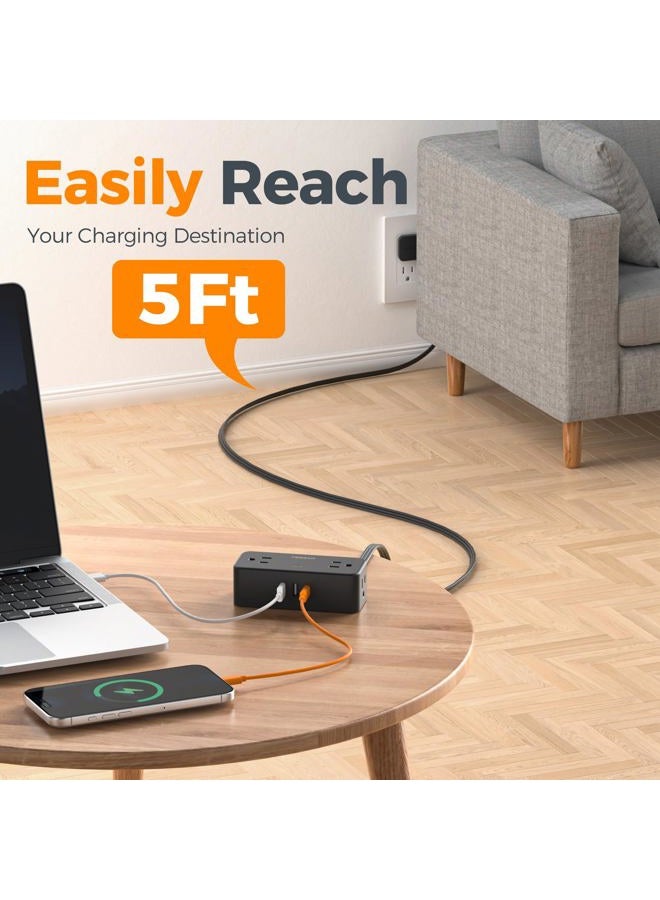 TESSAN Ultra Thin Flat Extension Cable 5 Feet - Image 5