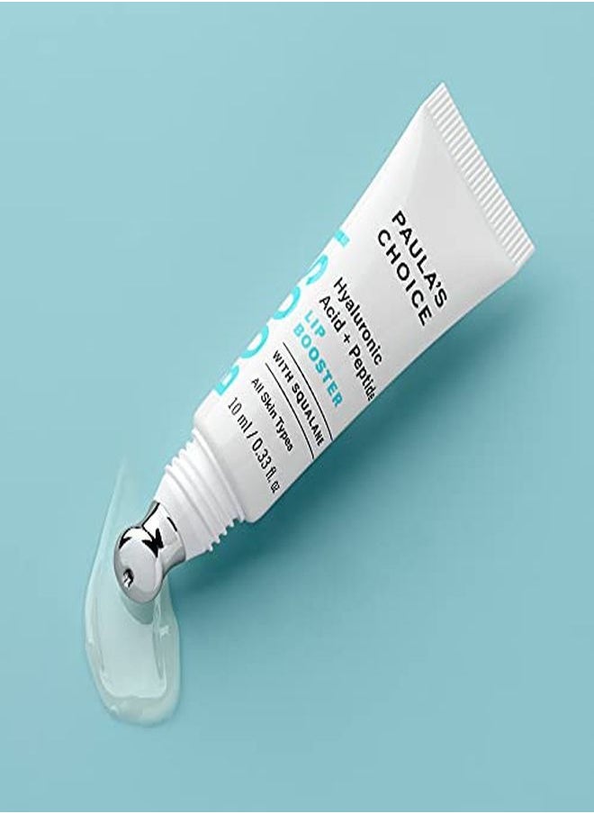 PAULA'S CHOICE - Boost Hyaluronic Acid + Peptide Lip Booster Hydrating Treatment For Lip Volume Loss Of Firmness & Fine Lines With Squalane FragranceFree & ParabenFree .33 Fluid Ounces - Image 1