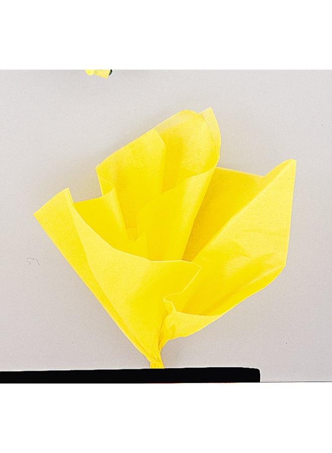 Unique 10 Yellow Tissue Sheets - Image 2