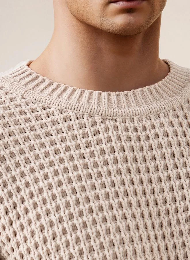 Iconic Iconic Derby Textured Sweatshirt