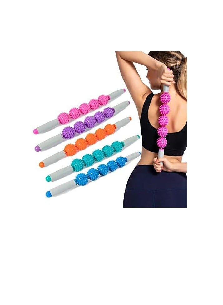 SportQ Sport Q Durable Foam Roller Stick for Foot and Neck Muscle Massage, Multi-Colour, Xuhuahuangia Shop - Image 3