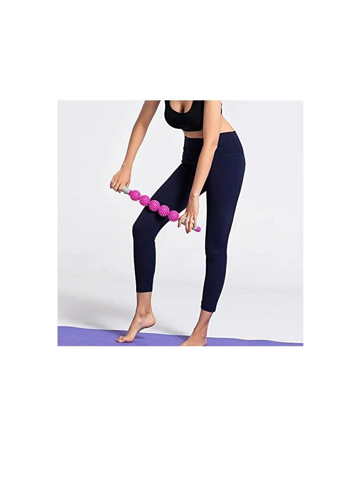 SportQ Sport Q Durable Foam Roller Stick for Foot and Neck Muscle Massage, Multi-Colour, Xuhuahuangia Shop - Image 5