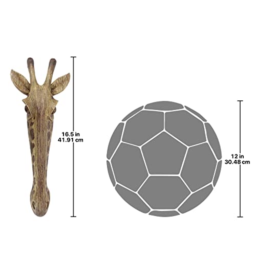 Design Toscano Animal Mask of the Savannah Wall Sculpture: Giraffe - Image 3