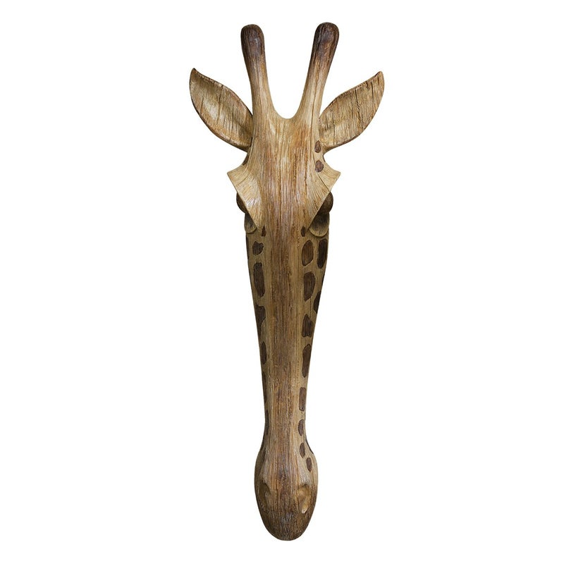Design Toscano Animal Mask of the Savannah Wall Sculpture: Giraffe - Image 4