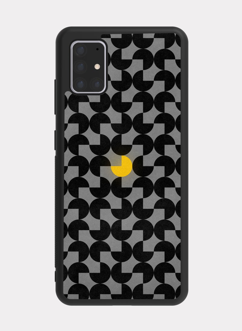 بكسلات كفر سامسونج جالكسي ايه 71 نمط بكمن رمادي - Image 1