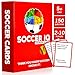 SOCCER IQ لعبة بطاقات التوافه لكرة القدم SOCCER IQ نسخة الدوري الإنجليزي 150 سؤال توافه عن كرة القدم أفضل هدايا كرة القدم للأولاد بطاقات كرة القدم 2025 ألعاب كرة القدم للأطفال والبالغين بطاقات كرة القدم EPL هدية كرة القدم - Image 3