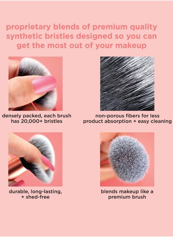 Generic - 6 pieces Multi-Use Makeup Set – Professional Cosmetic Brushes for Face and Eye Makeup – Soft, Durable, Multicolour Design - Image 1
