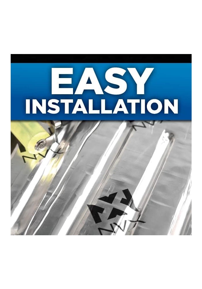 NVX Stealth Black SDBTK20 Car Sound Damping Mat - 20 sqft Butyl Automotive Sound Deadener - Image 3