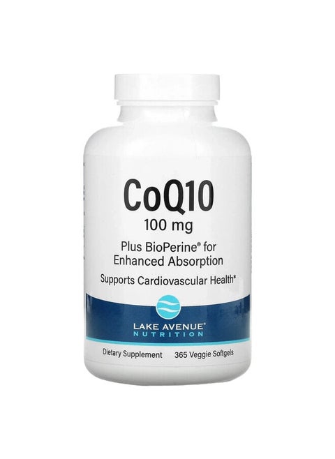 CoQ10 Plus BioPerine®?, 100 mg, 365 Veggie Softgels
