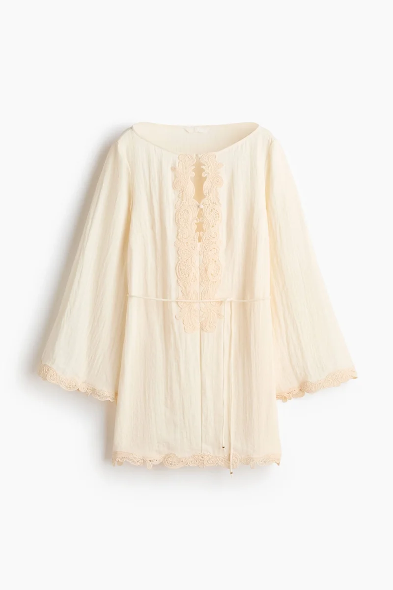 H&M  Lace-trimmed dress for Women | Best Price UAE
