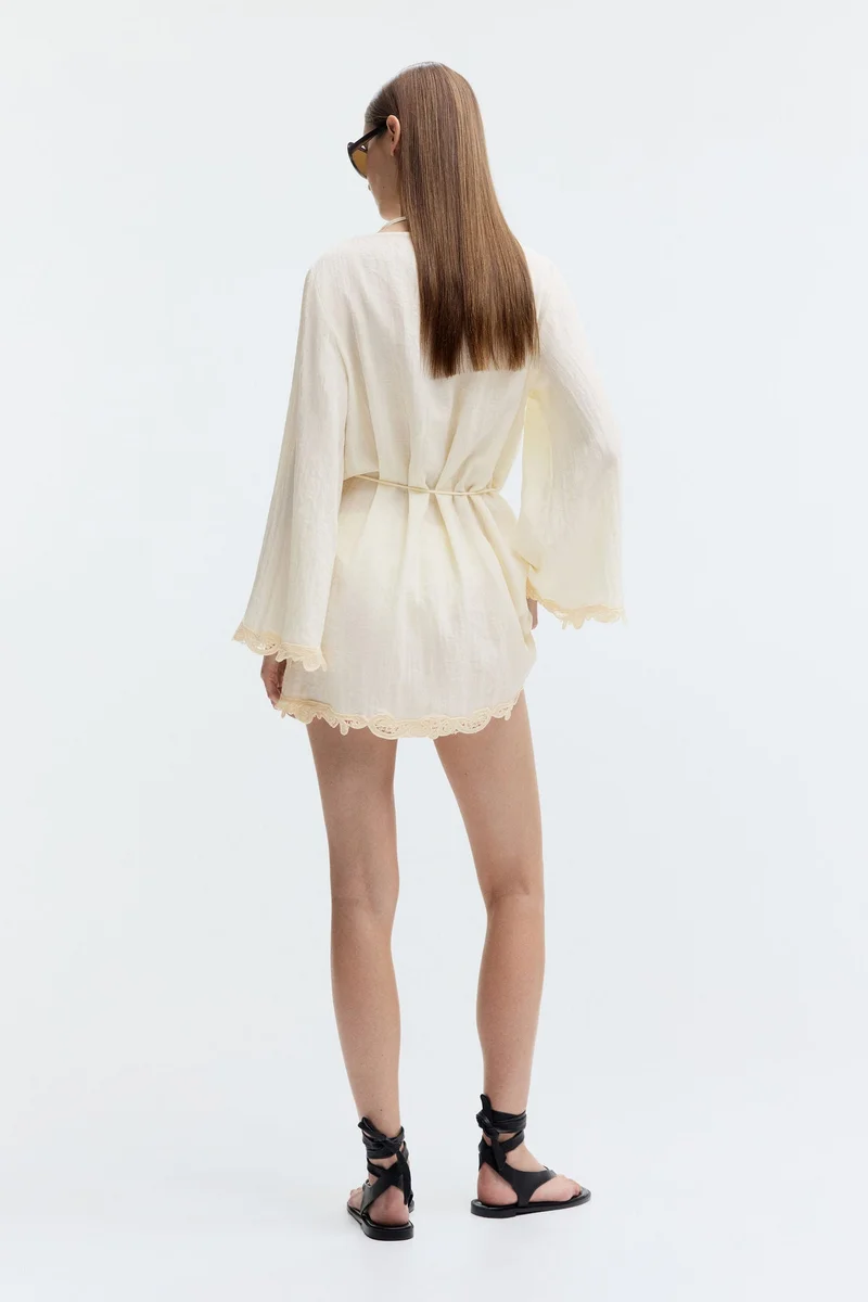 H&M  Lace-trimmed dress for Women | Best Price UAE
