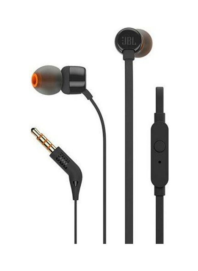 Tune 110 Wired In Ear Headphones Black