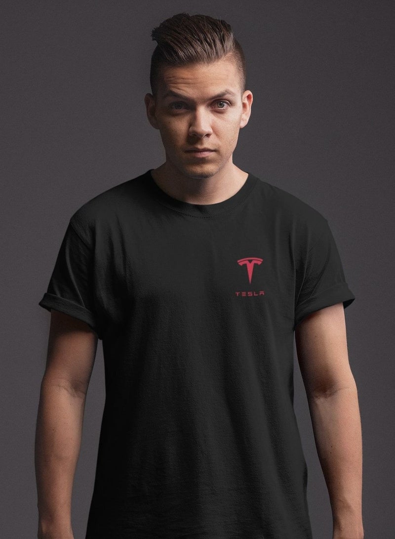 MERCH Tesla Employee Men's Cotton T-Shirt - Uniting Passion and Innovation - Image 1
