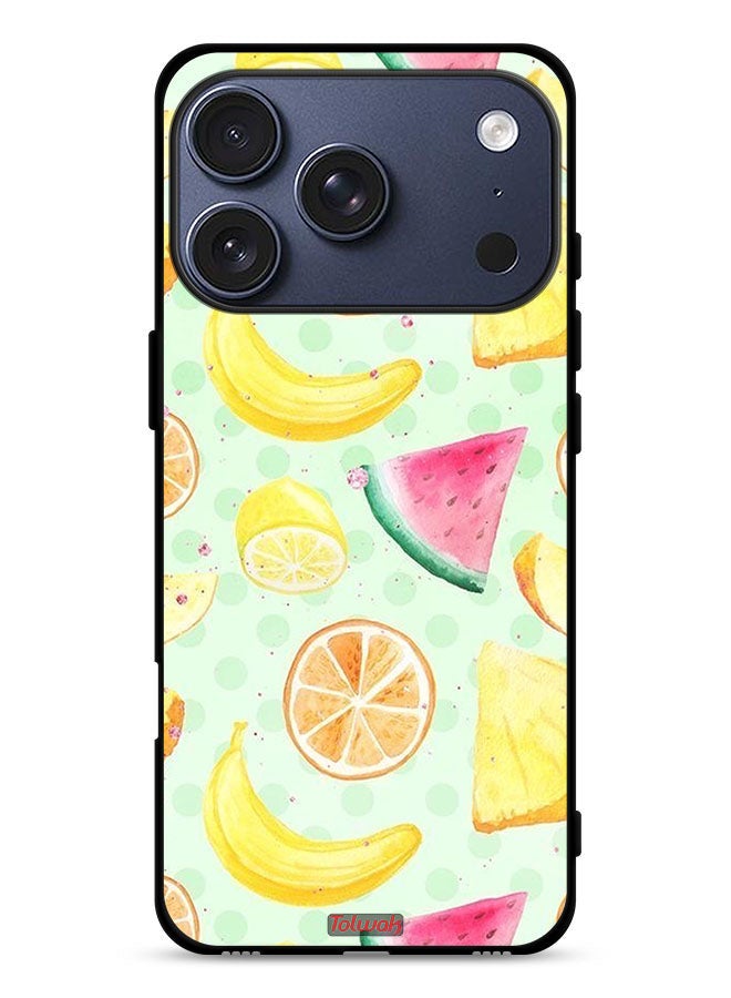 Tolwak Apple iPhone 17 Pro Protective Case Cover Fruits Watercolor Art - Image 1
