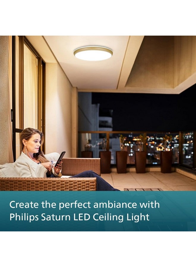 Philips ضوء سقف LED من فيليبس بقوة 24 واط | ضوء سقف زينة ساتورن للمنزل | أبيض بارد، عبوة من 1 - Image 4