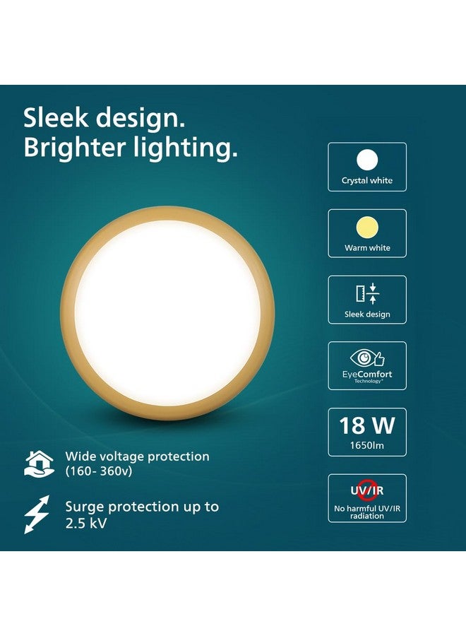 Philips ضوء سقف LED من فيليبس بقوة 24 واط | ضوء سقف زينة ساتورن للمنزل | أبيض بارد، عبوة من 1 - Image 2