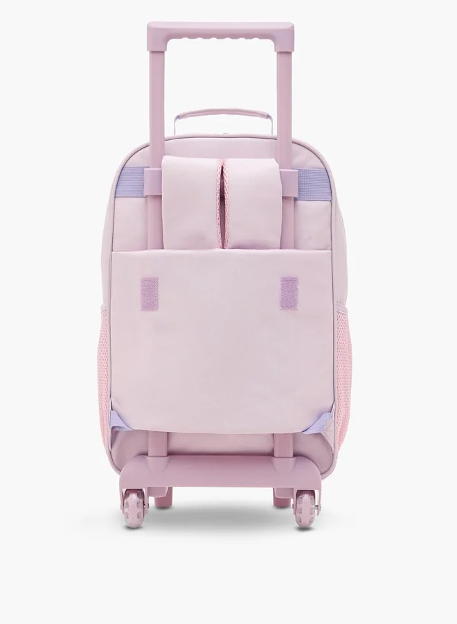 فلورا بيلا من شو إكسبرس Colourblock Trolley Backpack with Retractable Handle - 44x16x30 cm