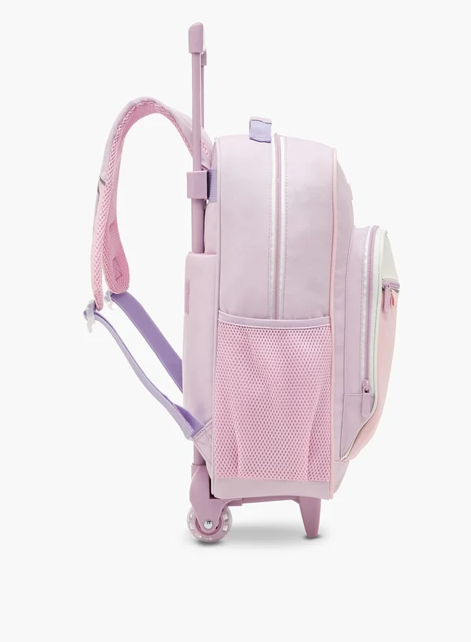 فلورا بيلا من شو إكسبرس Colourblock Trolley Backpack with Retractable Handle - 44x16x30 cm