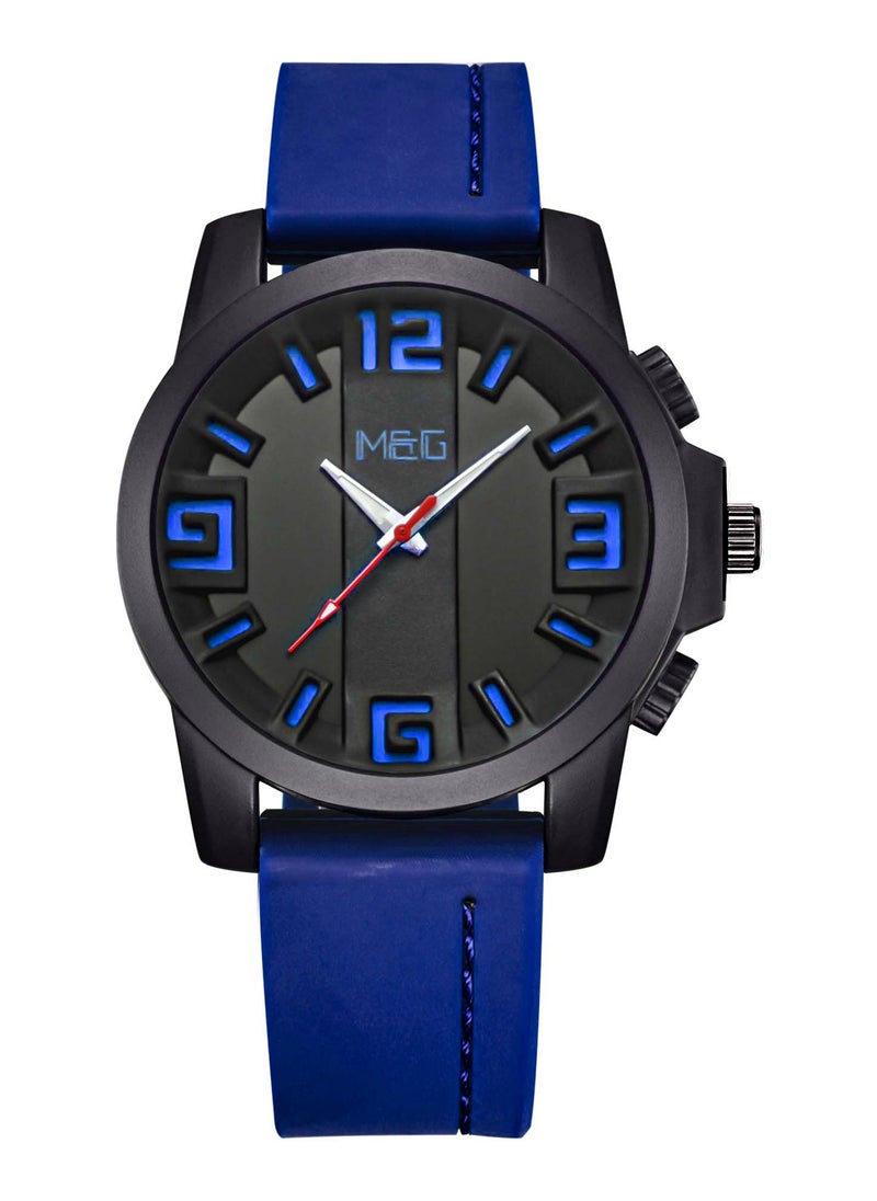 M&G Men's Water Resistant Leather Analog Watch  - Image 2