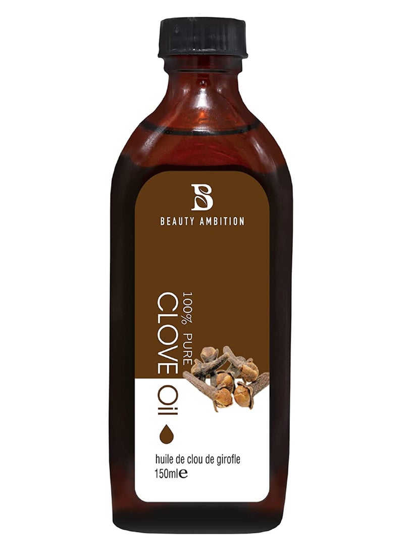 BEAUTY AMBITION Clove Oil 100% Pure And Natural 150ml  - Image 1