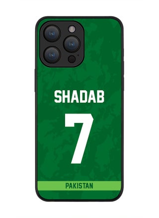 Cover for iPhone 15 Pro Max Case , Rugged Black Slim fit Soft Flexible Thin Protective Phone Cases - Player Name - Shadab Khan, Jersey Number- 7 - pzsku/Z6DC9D6F0948249D30FD3Z/45/_/1697269024/0a0b0858-2545-453f-8d94-98c8c56c43ac