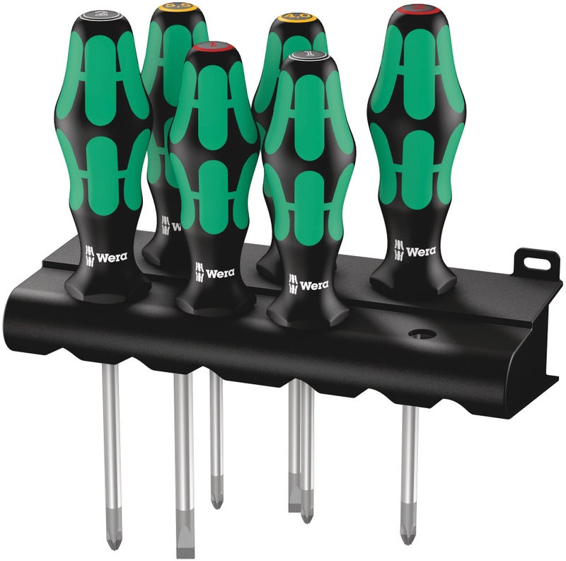 Wera Kraftform Plus Lasertip 3353503556 6Piece Professional Screwdriver Set SLPHPZ