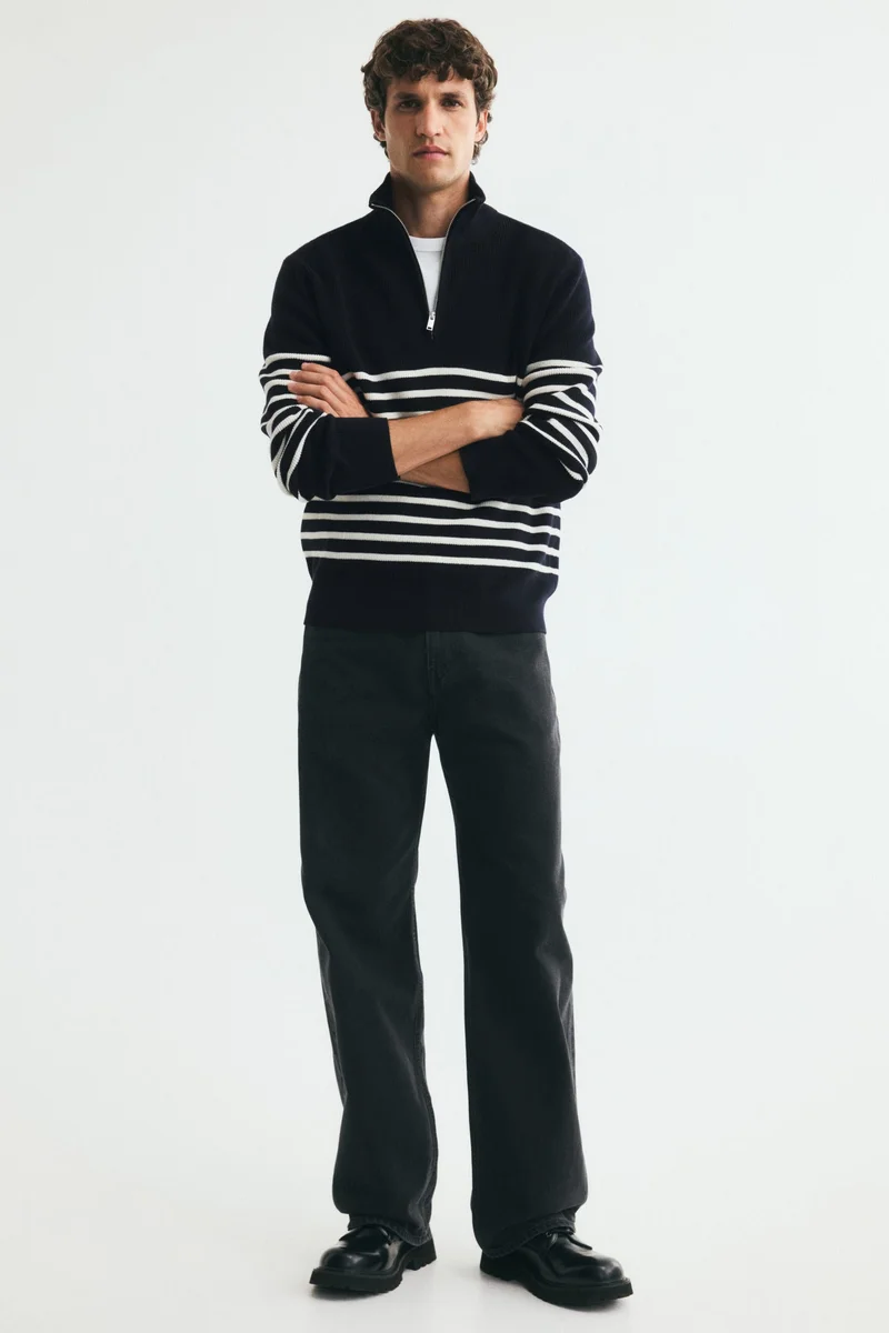 H&M Regular Fit Zip-top jumper
