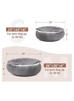 Moro Moro Plush Dog & Cat Bed with Blanket – Ultra-Soft & Cozy Sleeping Nest  - Image 3