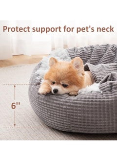 Moro Moro Plush Dog & Cat Bed with Blanket – Ultra-Soft & Cozy Sleeping Nest  - Image 5