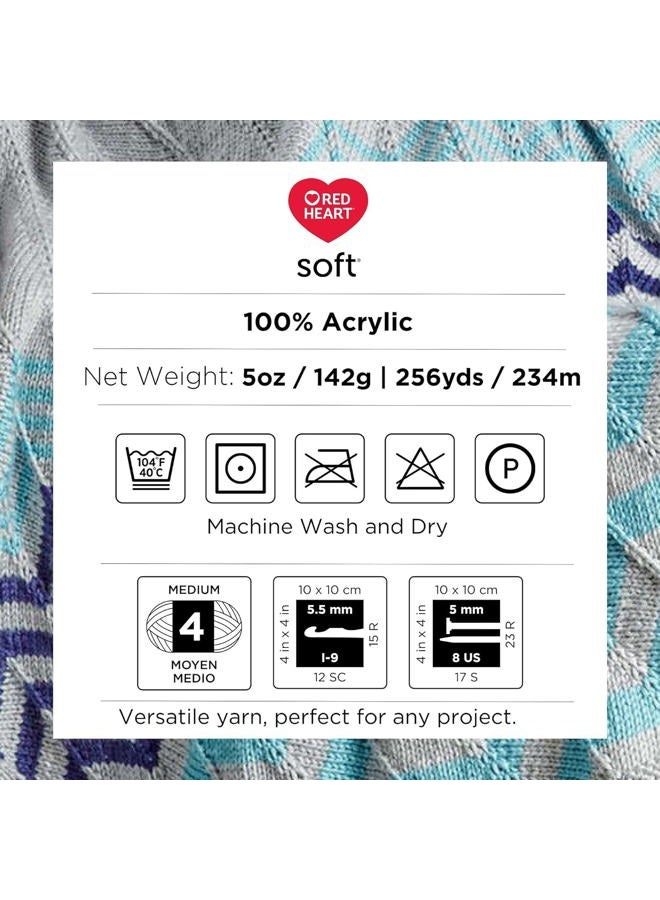 RED HEART Soft Yarn, Tangerine - Image 4