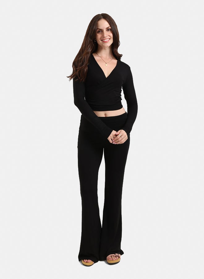 Clue Tie-Back Wrap Top - Image 5