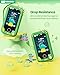 KOKODI Kids Smart Phone Toys Touchscreen HD Dual Camera Cell Phone for Kids Birthday Gifts Dinosaur Child Play Phone for Boys 310 Travel Preschool Learning Toy Green - Image 4