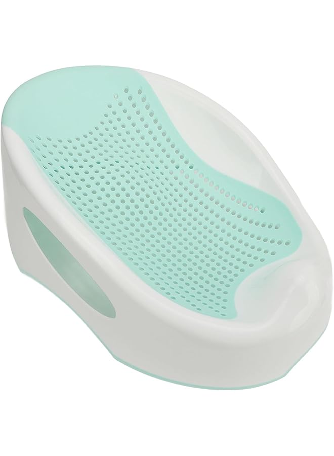 LBMT Baby Bathtub Baby Waterproof Non Slip Bath Support Tub Infant Newborn 0 6 Months Bath Net Newborn Baby Bath Tub Lying Support Bracket Bath Mat (Green) - Image 3